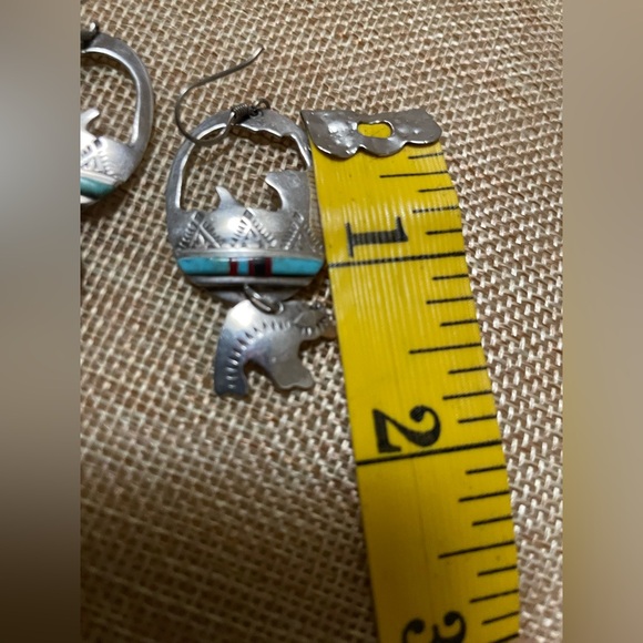 Native earrings bear - Picture 3 of 4